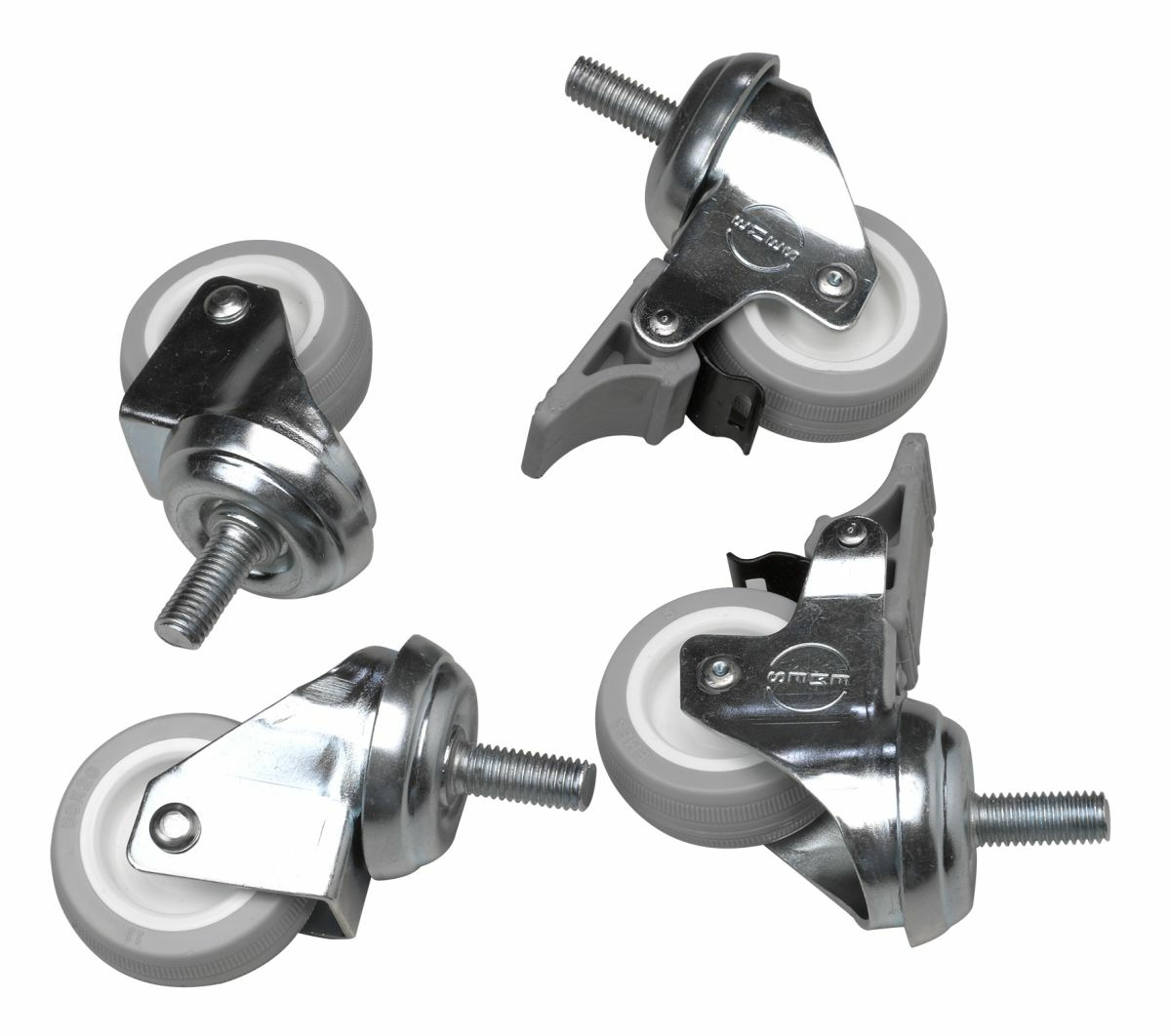Equip 4xRollen für Serverschränke ECO/Pro-Mount 75mm schwarz