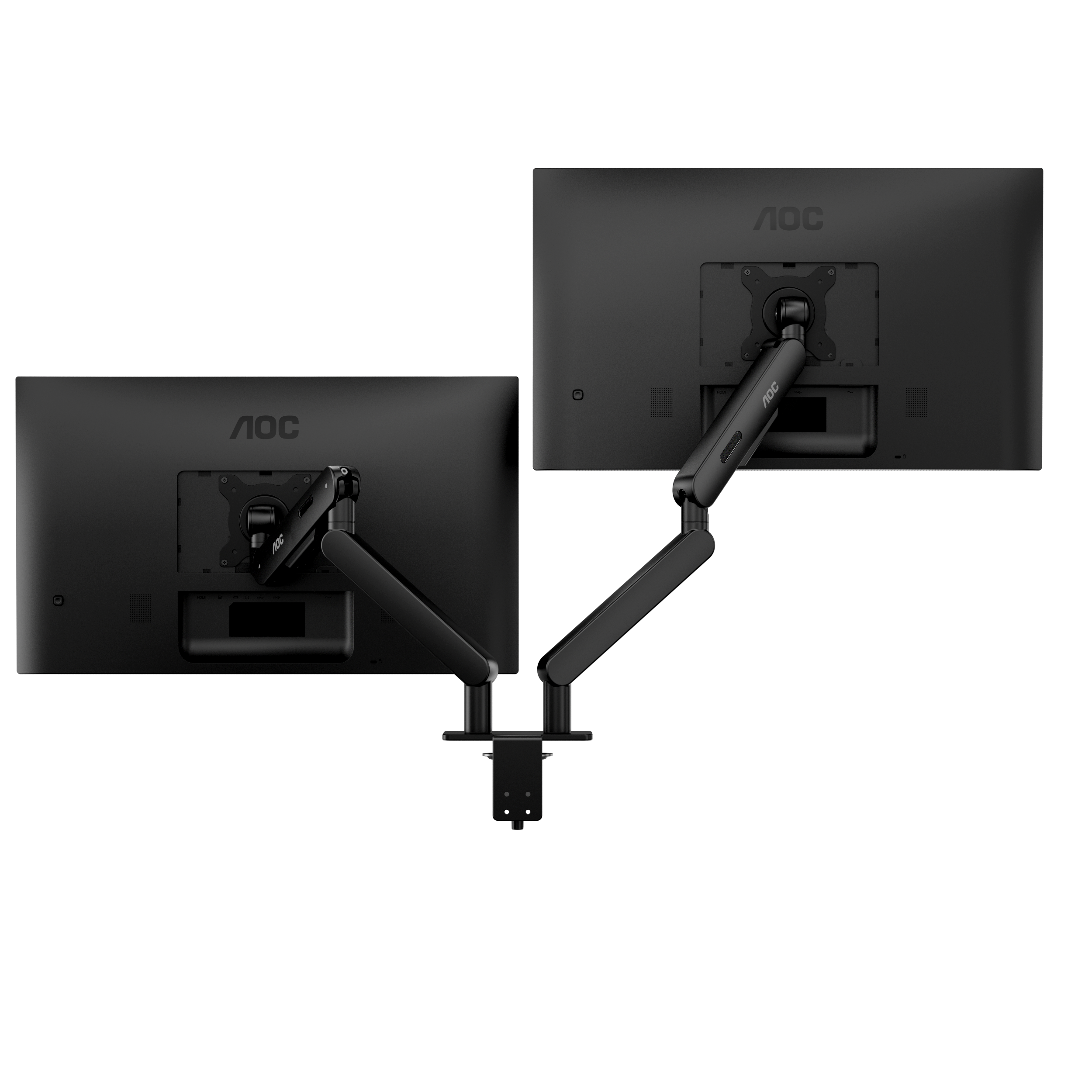 AM420 DUAL MONITOR ARM - BLACK