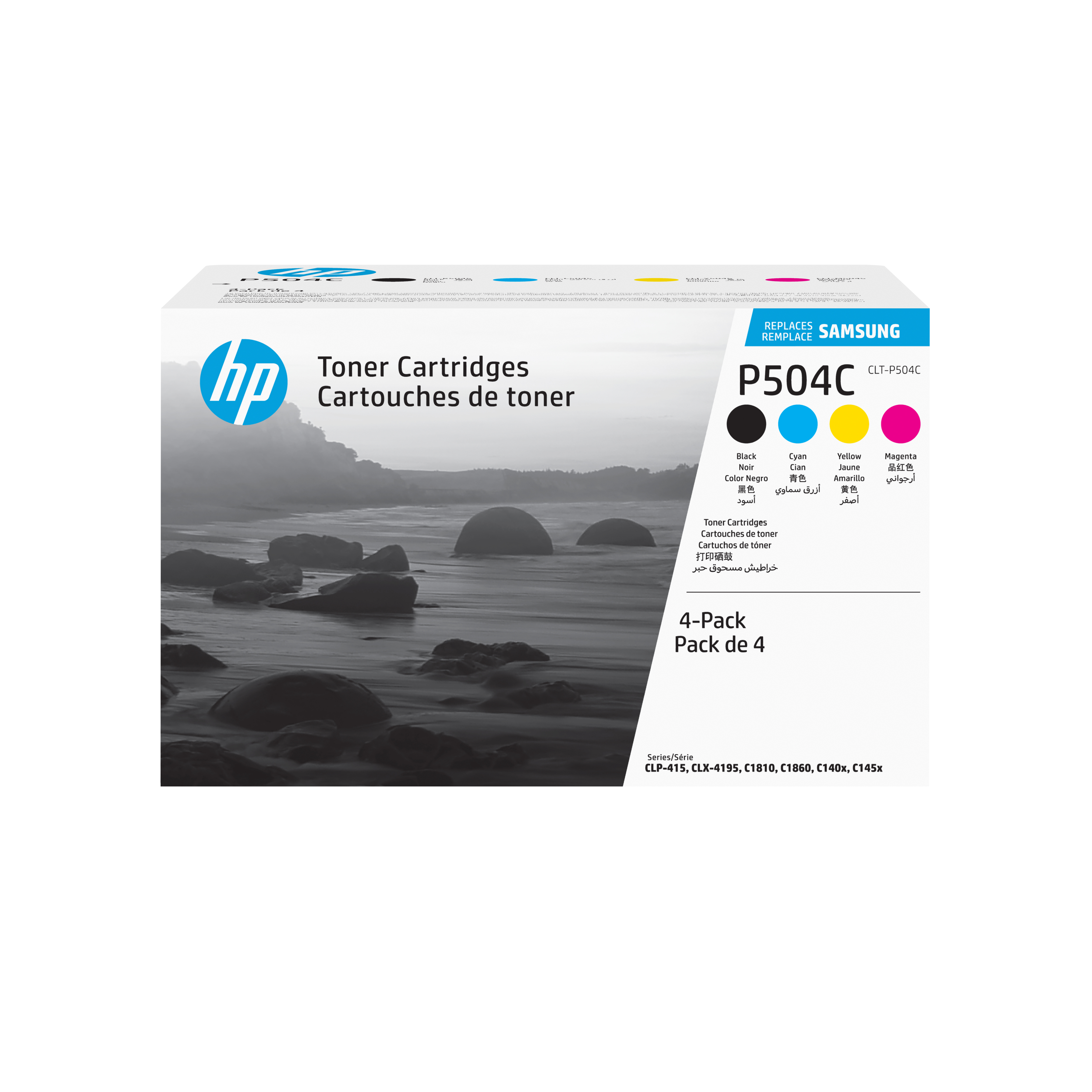 HP CLT-P504C (SU400A) schwarz, cyan, magenta, gelb Toner, 4er-Set