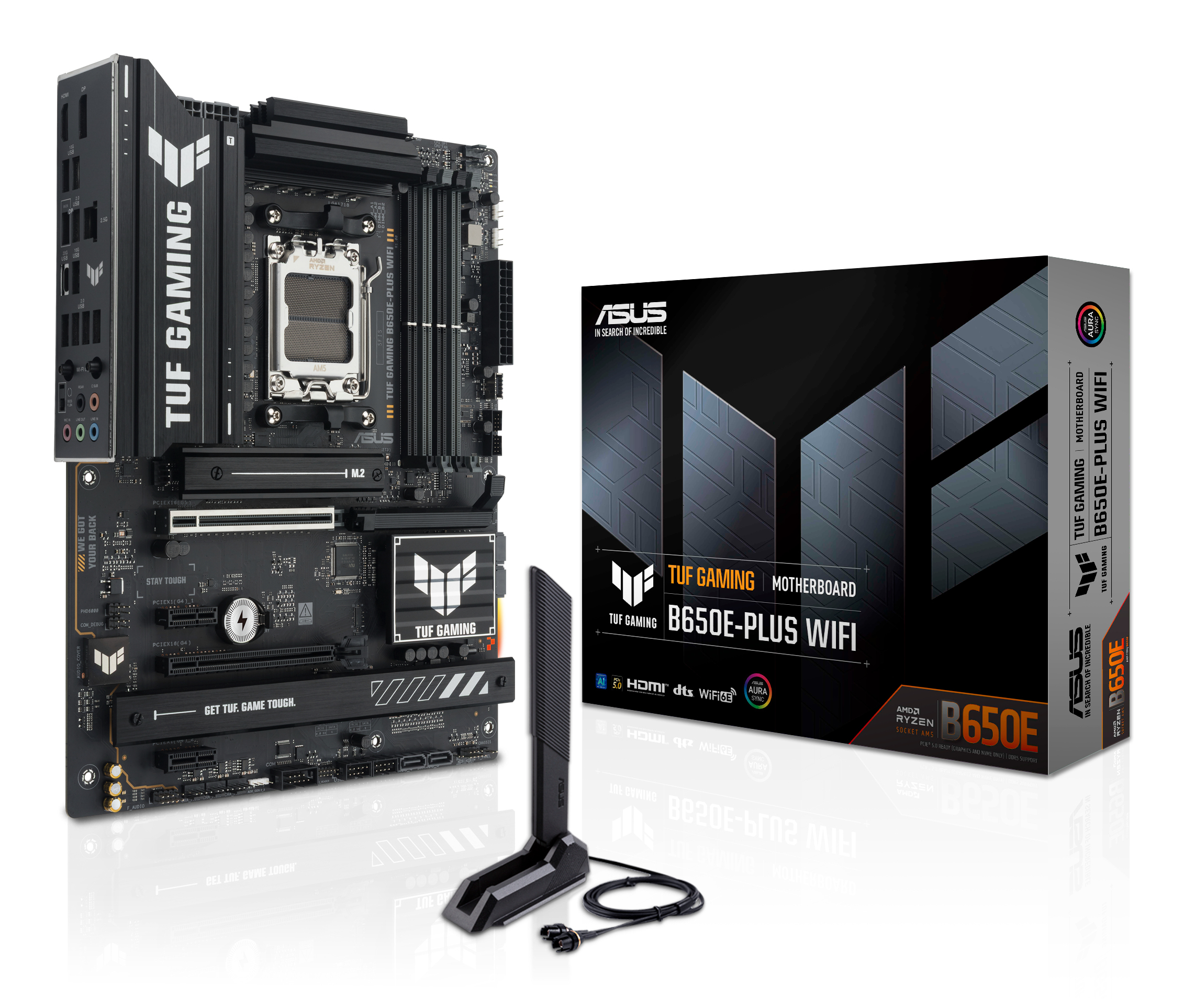 ASUS TUF GAMING B650E-PLUS WIFI (AMD,AM5,DDR5,ATX)