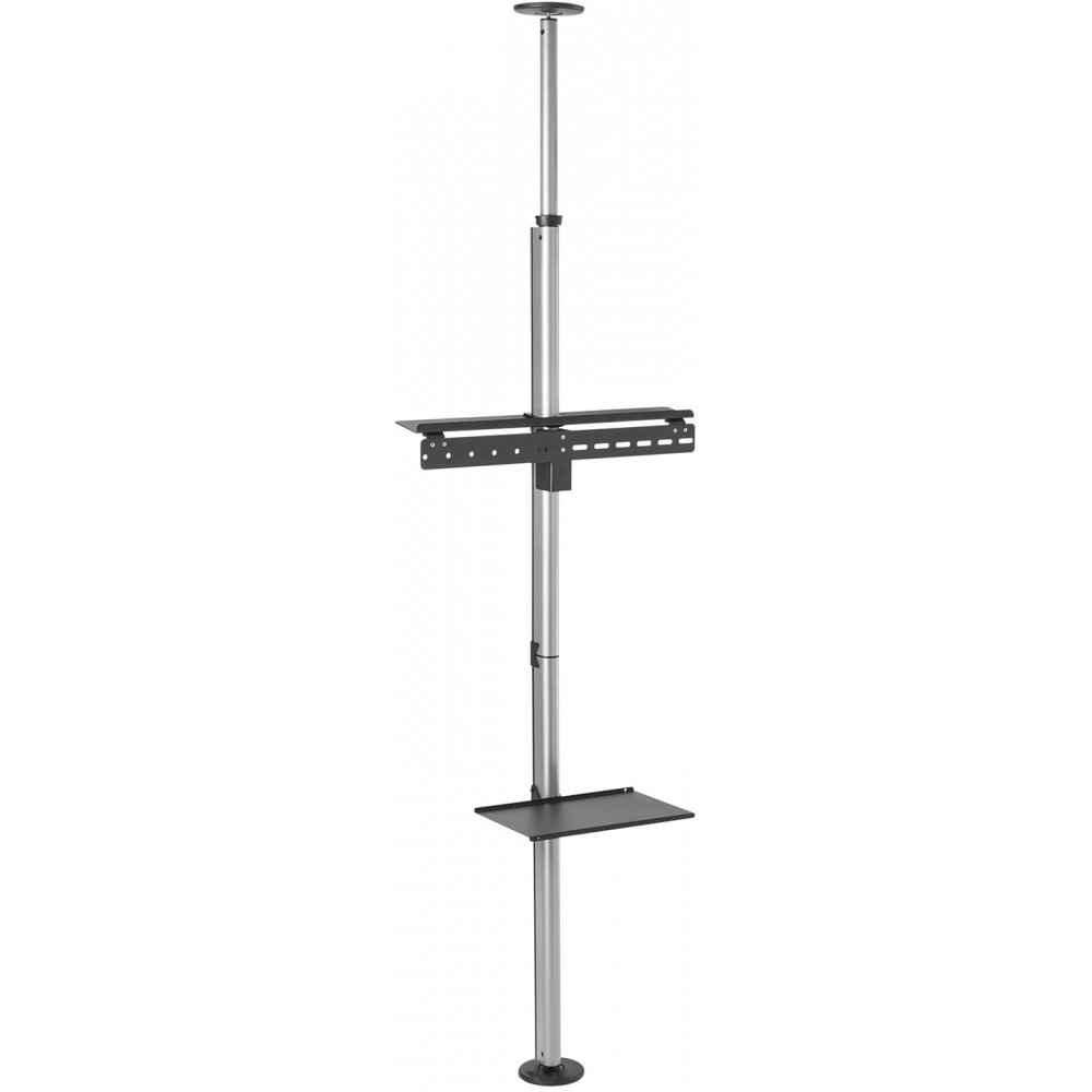 TECHLY Boden/Deckenhalter fuer TV 93,98cm bis 177,80cm 360 Grad Drehung fuer maximale Anzeigeflexibilitaet