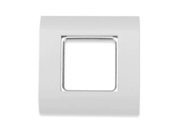 DIGITUS Rahmen 80x80mm für Blenden und Frontplatten reinweiß