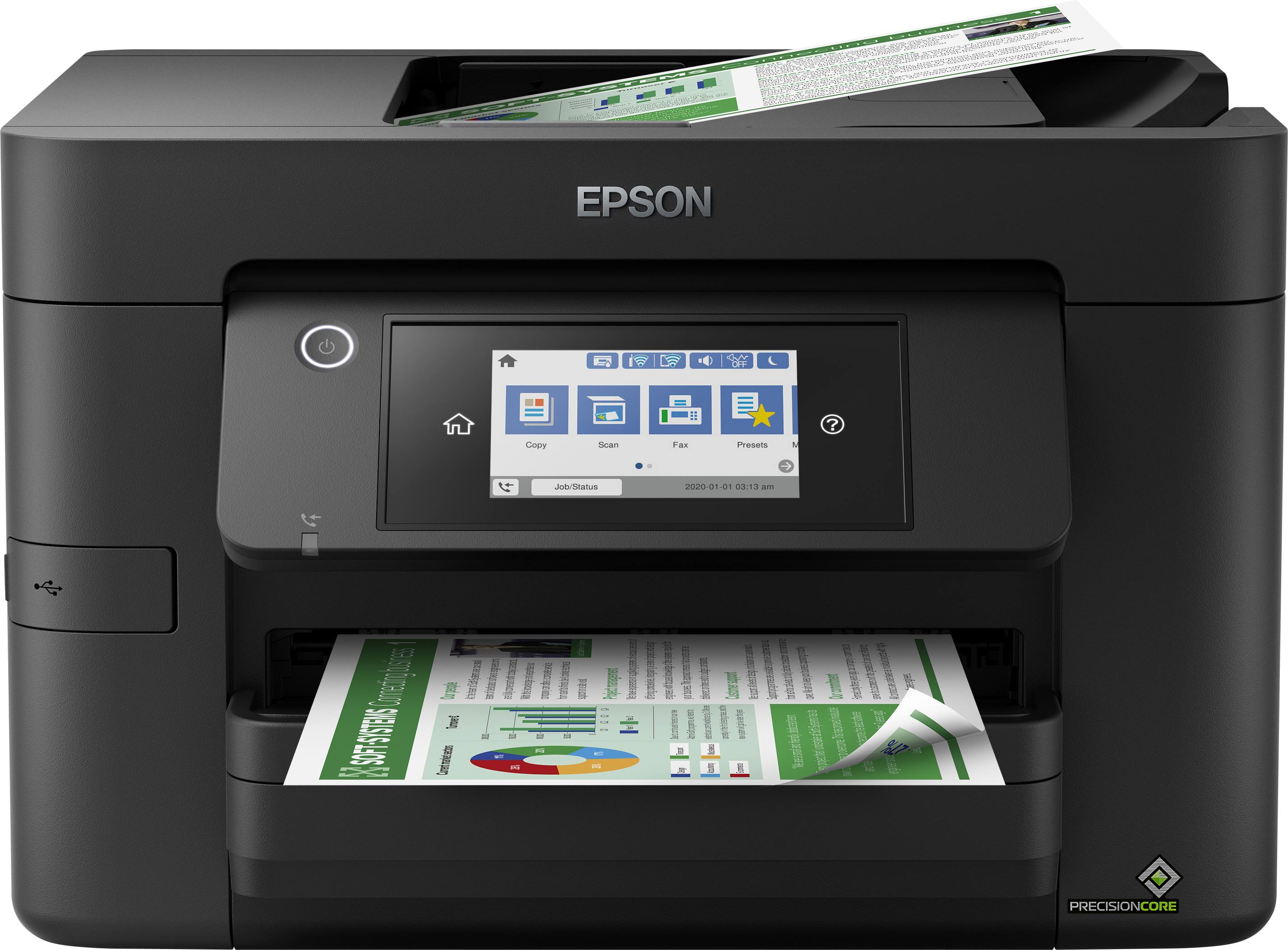 EPSON WorkForce Pro WF-4820DWF 4 in 1 Tintenstrahl-Multifunktionsdrucker schwarz