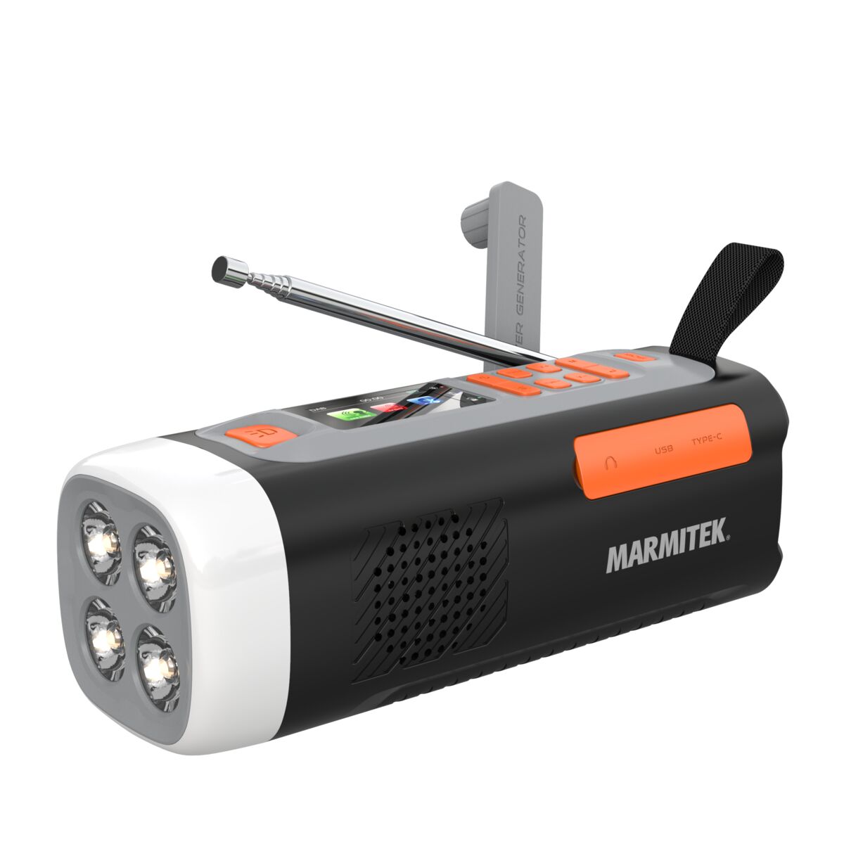 Marmitek RESQ 200 Digital radio - schwarz