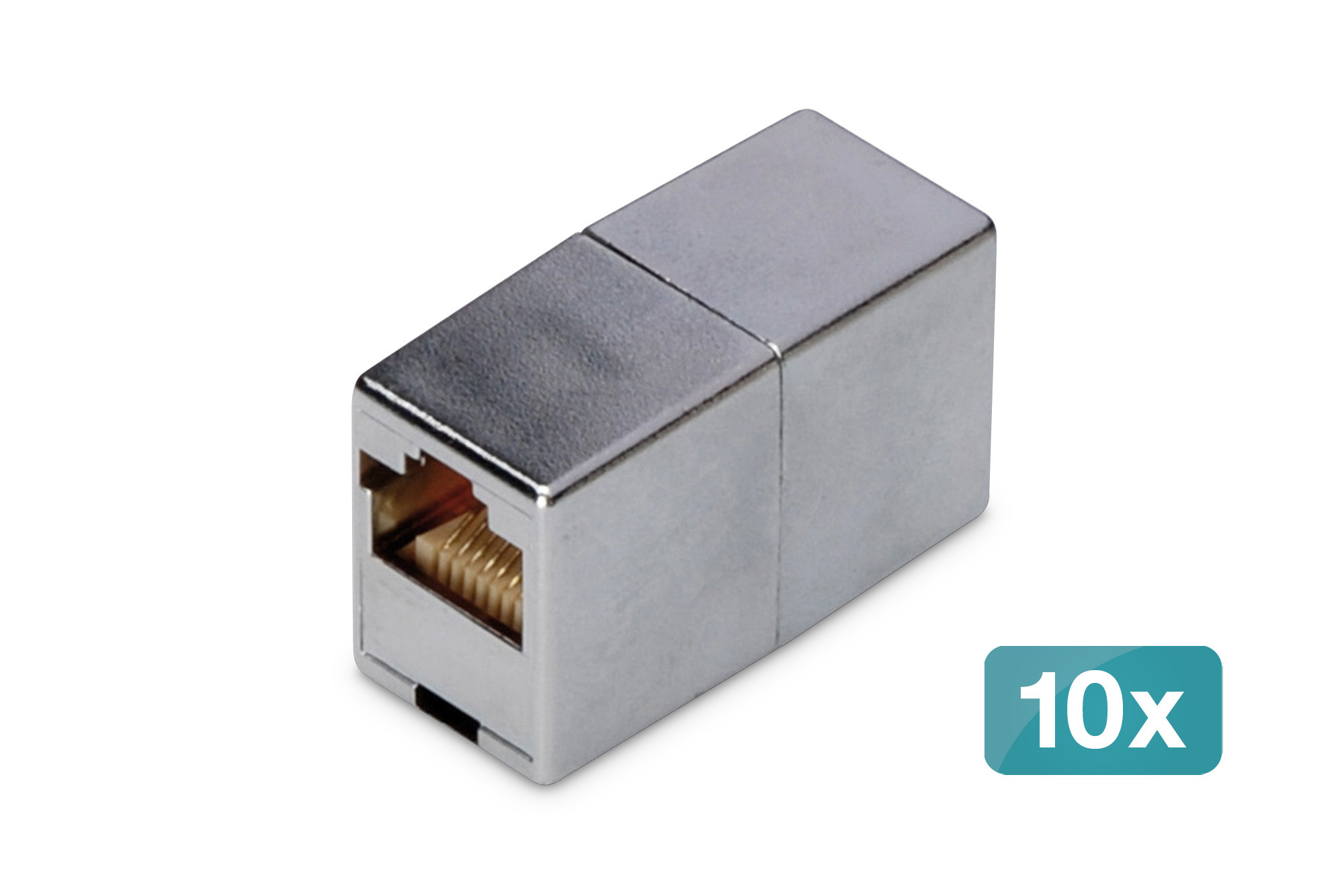 DIGITUS Modular Kupplung RJ45 CAT 5e, Klasse D, 10 Stück