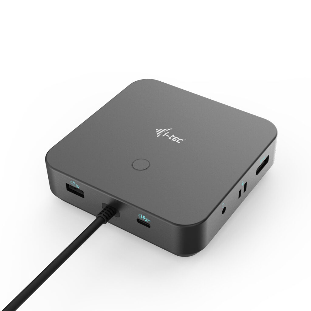 I-TEC USB-C HDMI Dual DP Docking Station with Power Delivery 100 W + i-tec Universal Charger 112 W