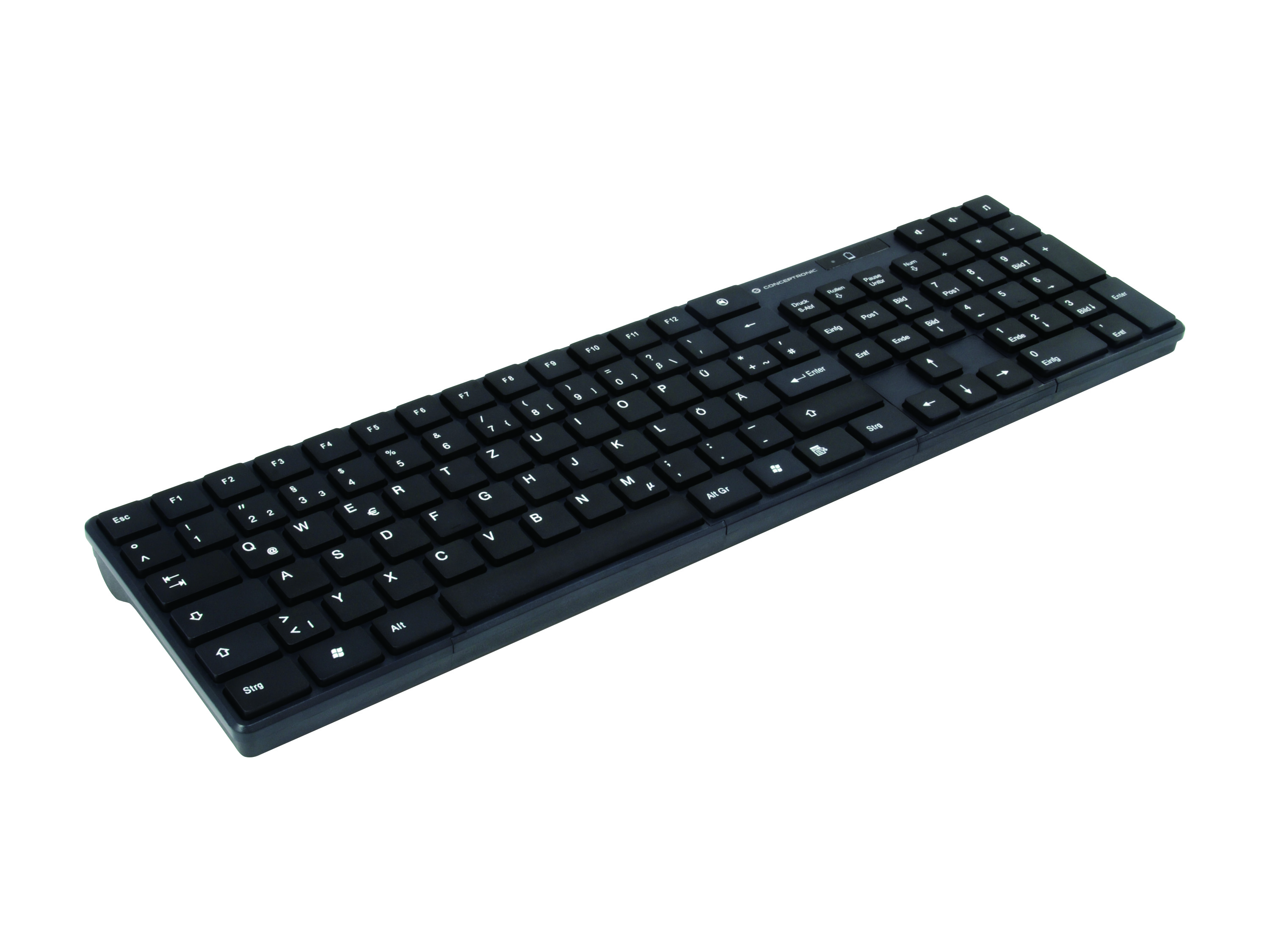 CONCEPTRONIC Wireless Tastatur +Maus Layout DE schwarz