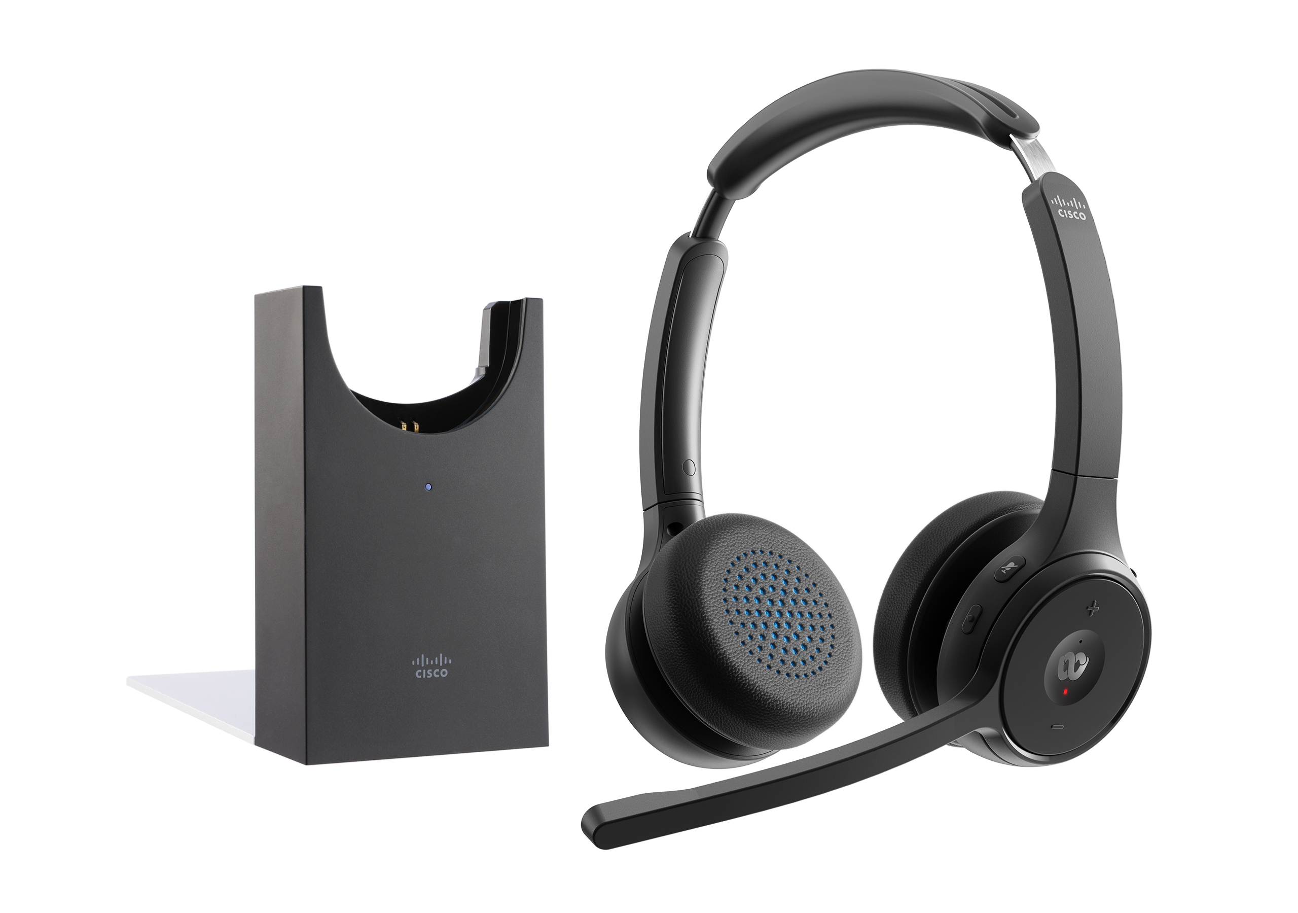HEADSET 722 WIRELESS DUAL+STAND CARBON BLACK USBA BUNDLE
