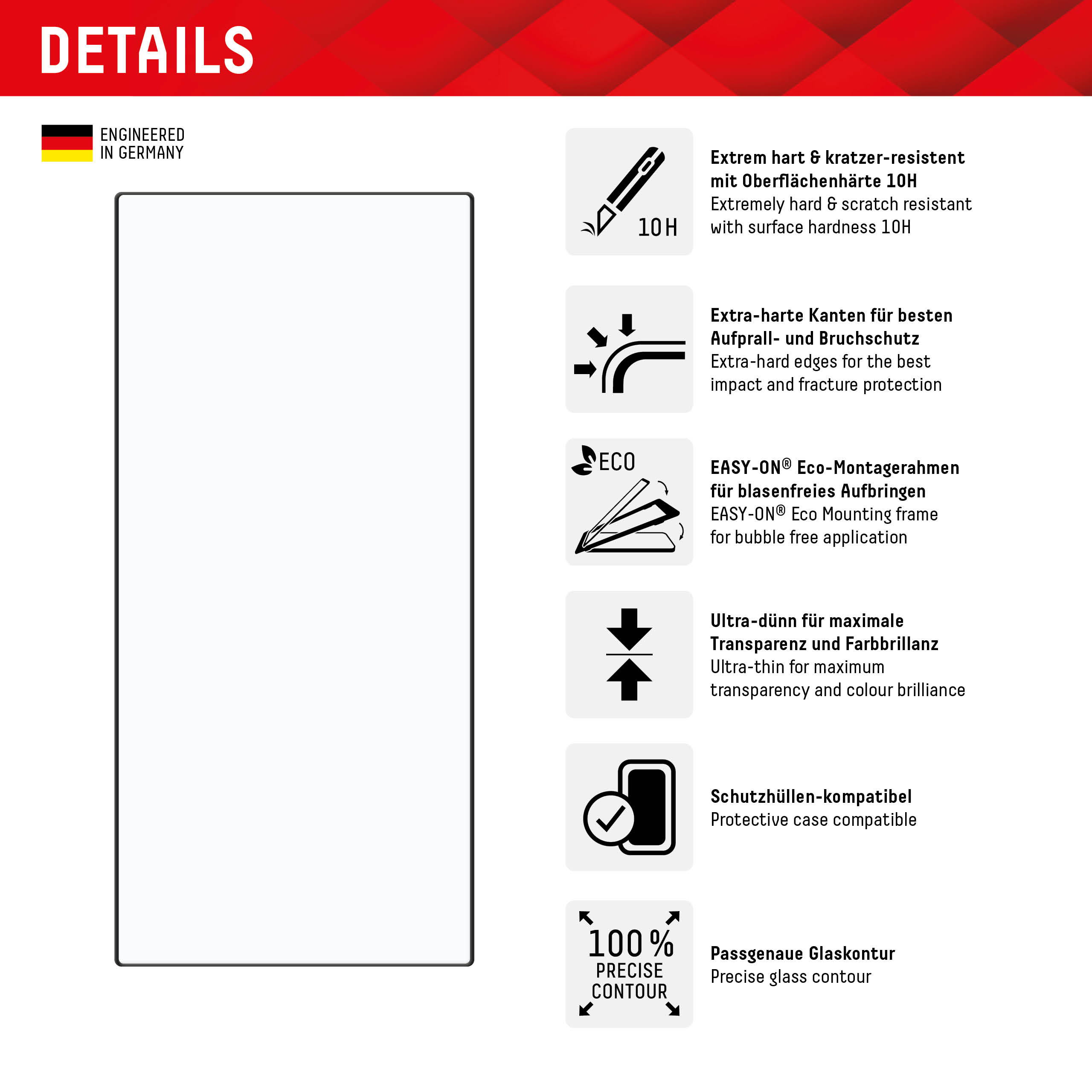 DISPLEX GLASS + PROTECTIVE CASE FOR SAMSUNG GALAXY S24 ULTRA