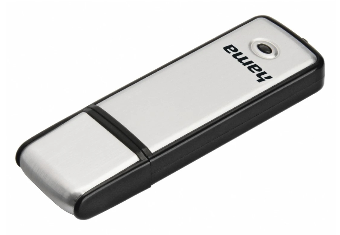 hama USB-Stick Fancy silber, schwarz 128 GB, 1 St.