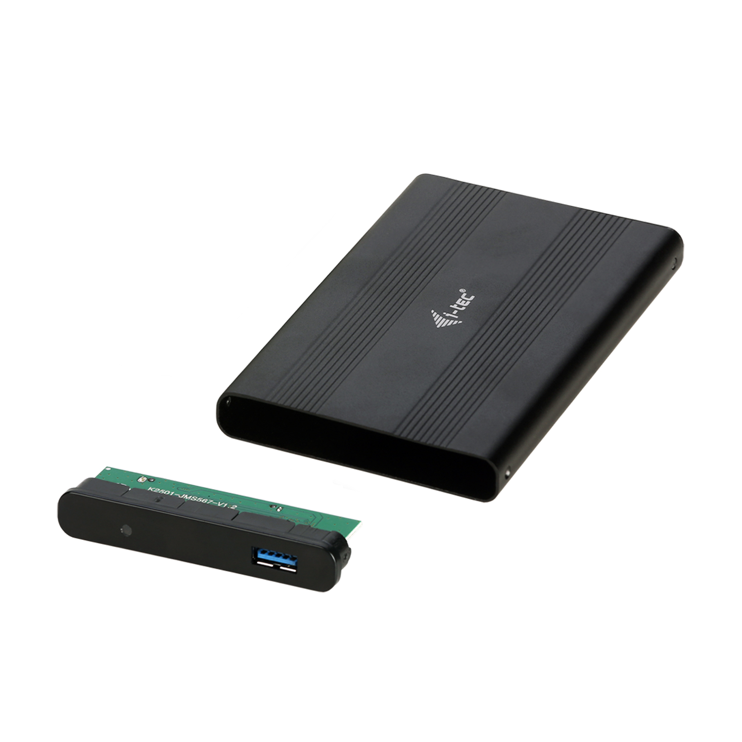 I-TEC USB EXTERNAL CASE 2.5IN ALU. SATA I/II/III HDD SSD BLACK