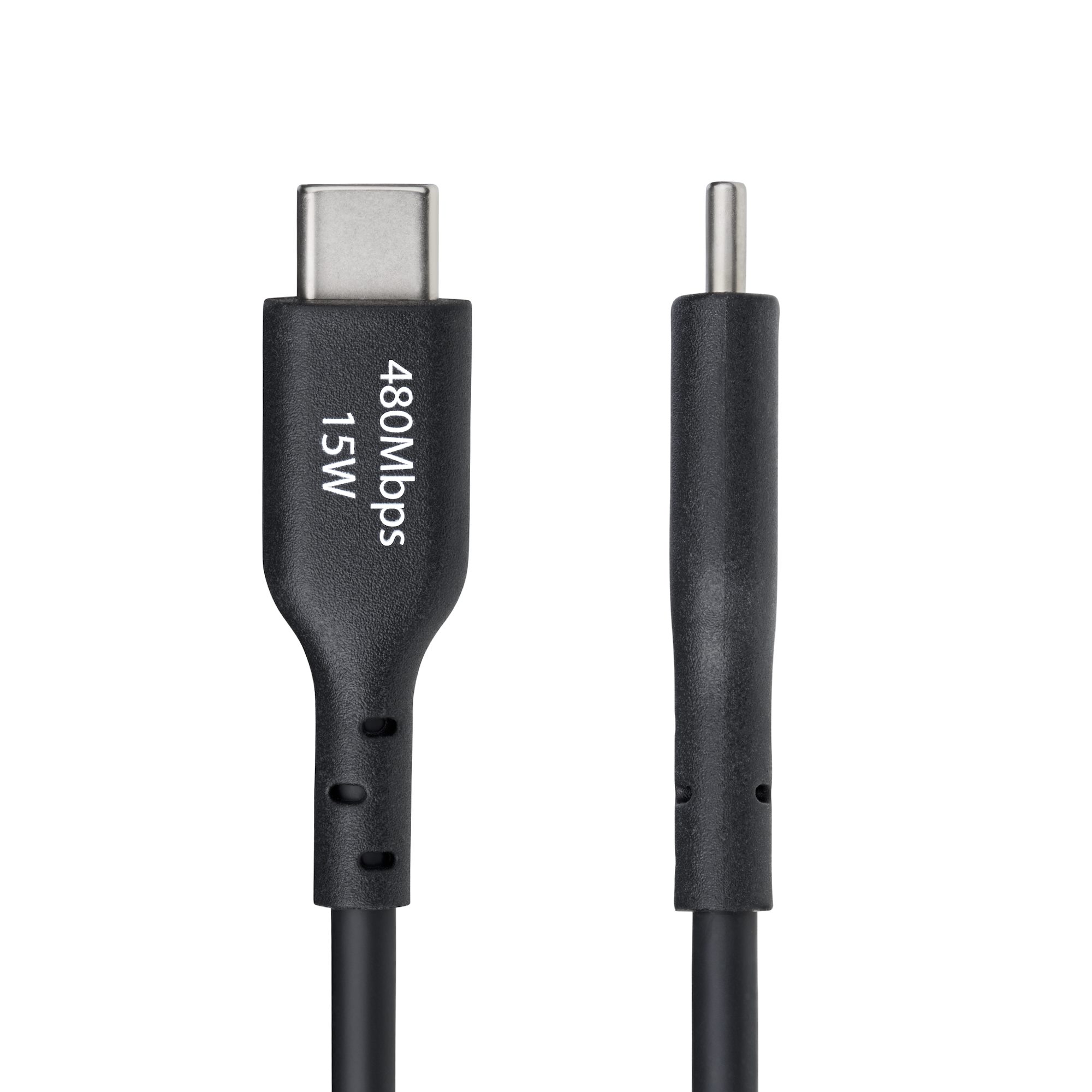 StarTech.com 30cm USB A auf USB C Ladekabel 3A Schwarz
