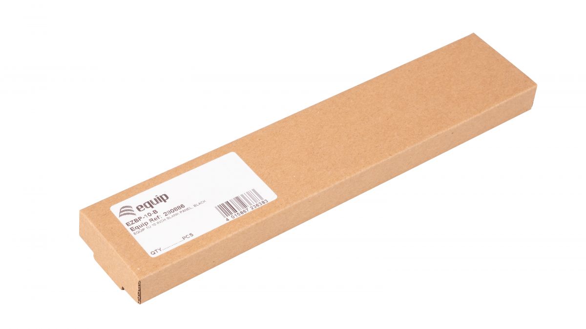 Equip 10 Blindplatte 1U RAL9005