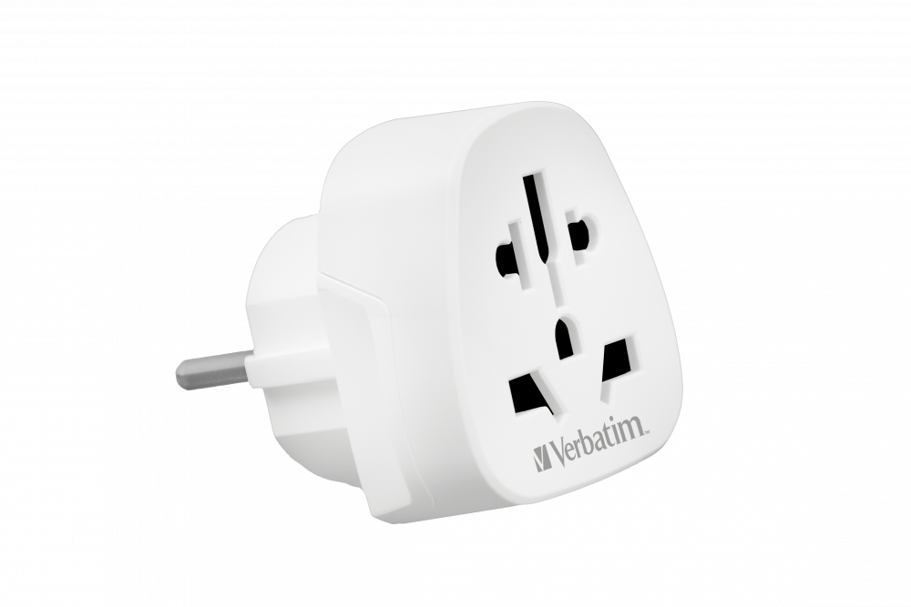 Verbatim World to Europe Travel Adapter Plug WTEU-02