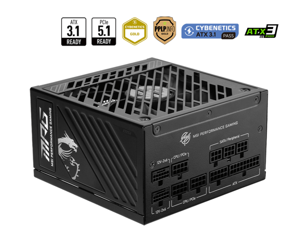 MSI Netzteil MPG A1250GS PCIE5 1250Watt
