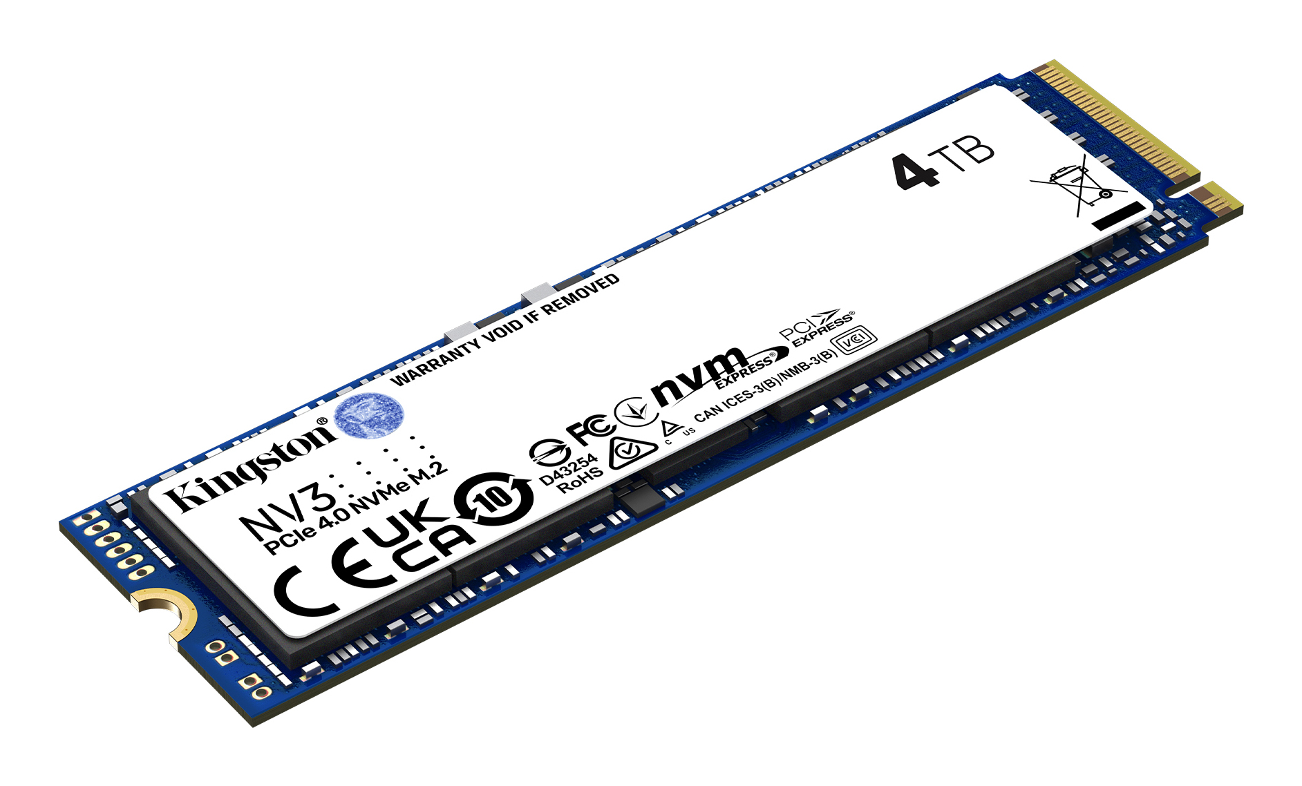 SSD Kingston NV3 4TB Kingston SNV3S/4000G M.2 PCIe 4.0 NVMe