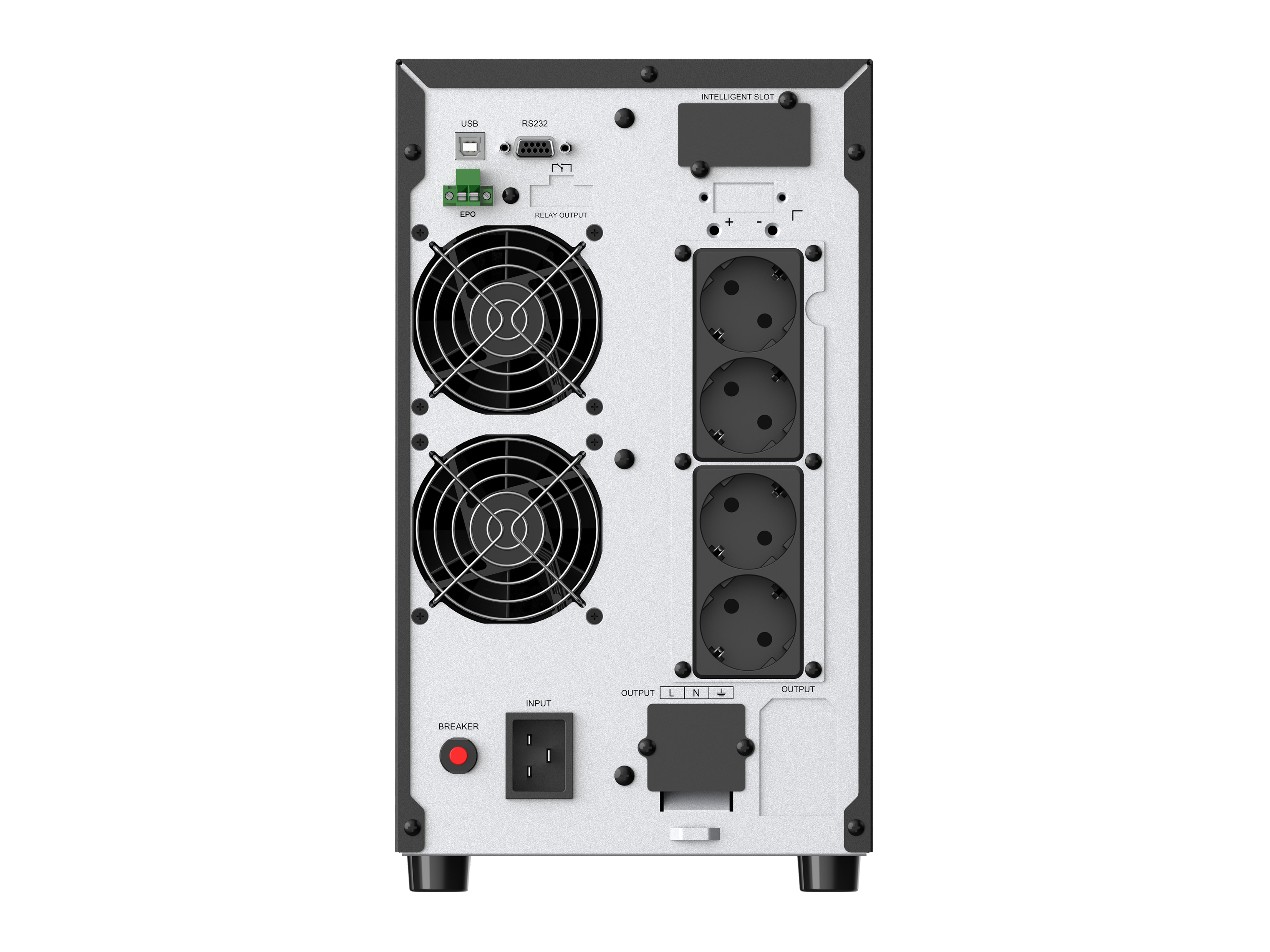 CONCEPTRONIC USV 3000VA/2700W/4xSchuko/USB/+ Online Tower sw