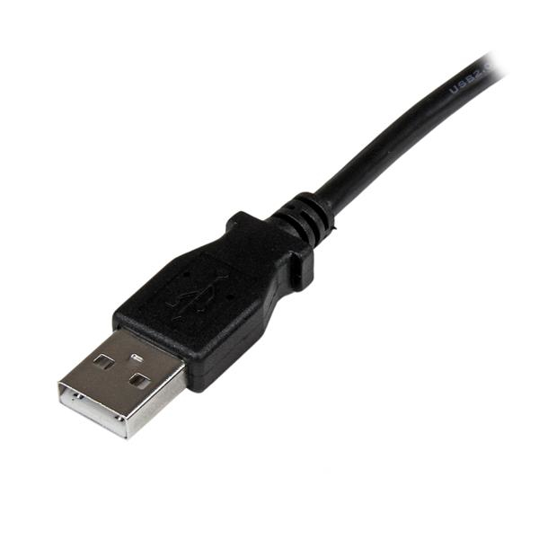2M RIGHT ANGLE USB B CABLE .