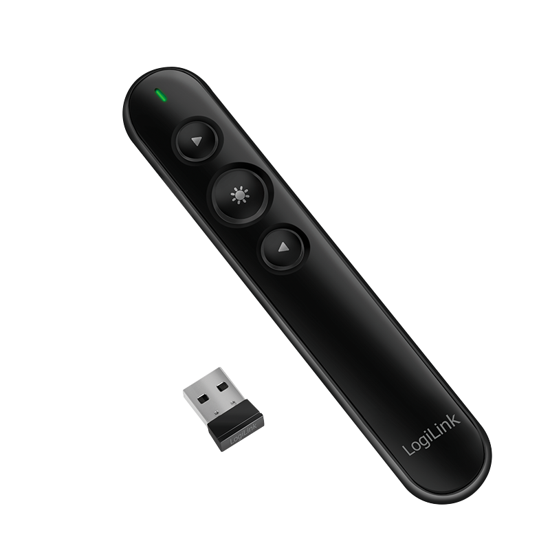 Logilink Presenter Wireless, 2.4 GHz, Laser Pointer,bis 15m