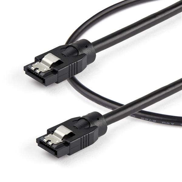 0.3 M ROUND SATA CABLE SATA CORD - LATCHING CONNECTORS