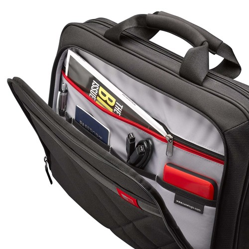 case LOGIC® Laptoptasche Polyester schwarz 3201434 bis 43,2 cm (17 Zoll)