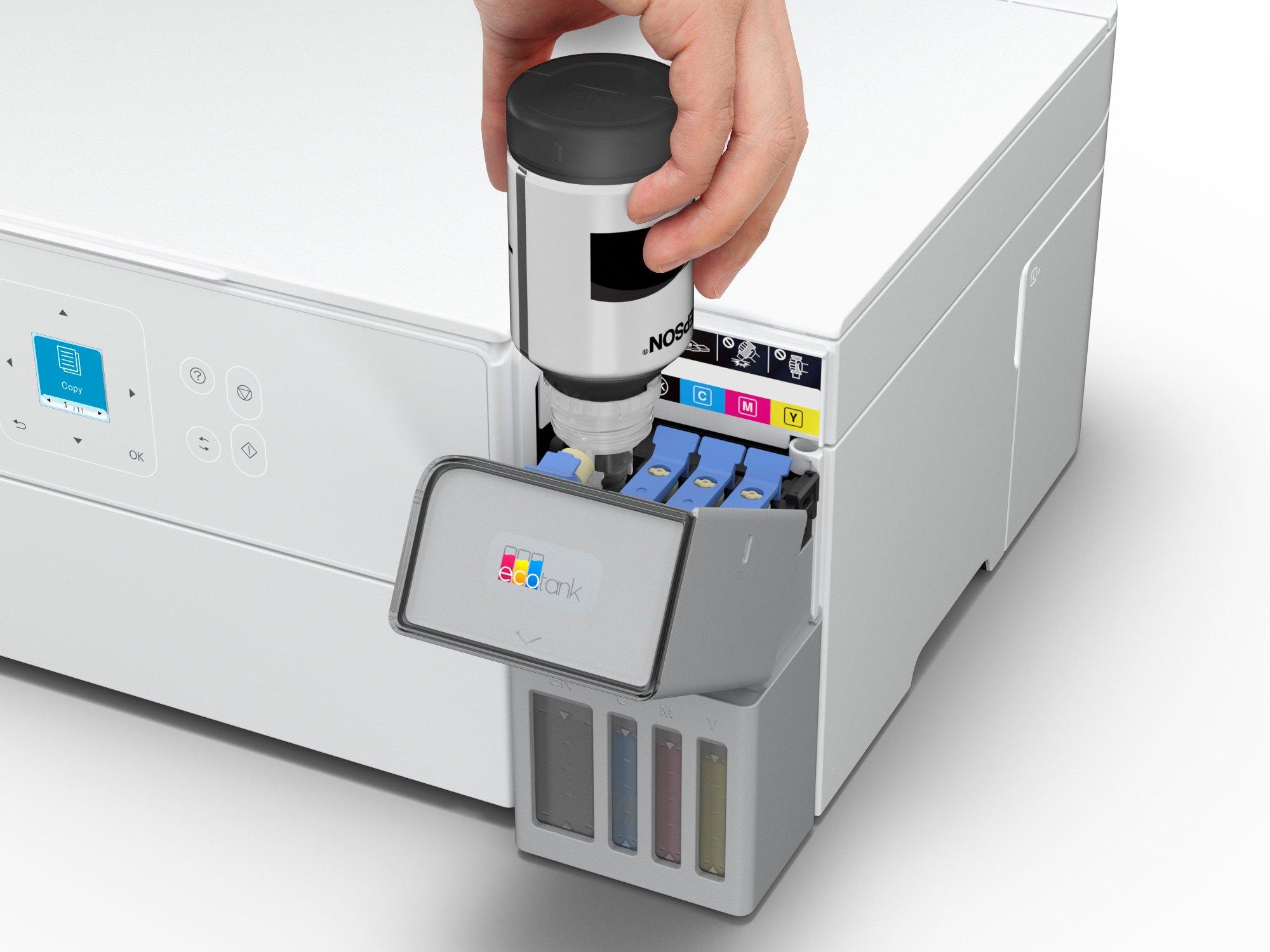 EPSON EcoTank ET-2956 3 in 1 Tintenstrahl-Multifunktionsdrucker weiß