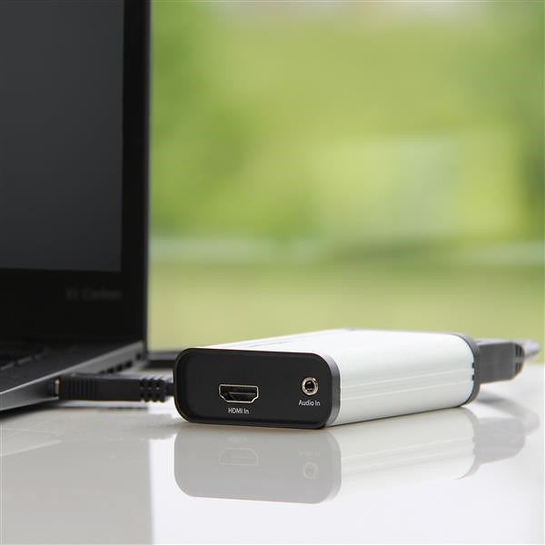 STARTECH.COM HDMI auf USB-C Video Capture Gerät - UVC HDMI Rekorder - Plug-and-Play - Mac und Windows - 1080p