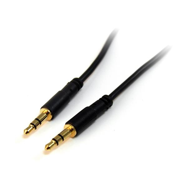 SLIM 3.5MM STEREO AUDIO CABLE .