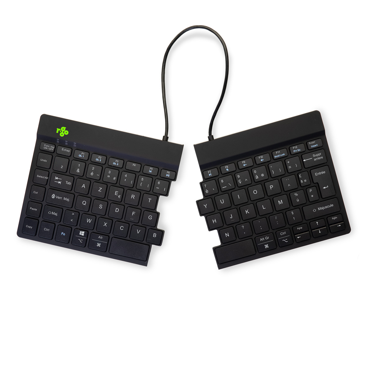 R-GO SPLIT BREAK ERGONOMIC KEYBOARD AZERTY (FR) BLUETOOTH B
