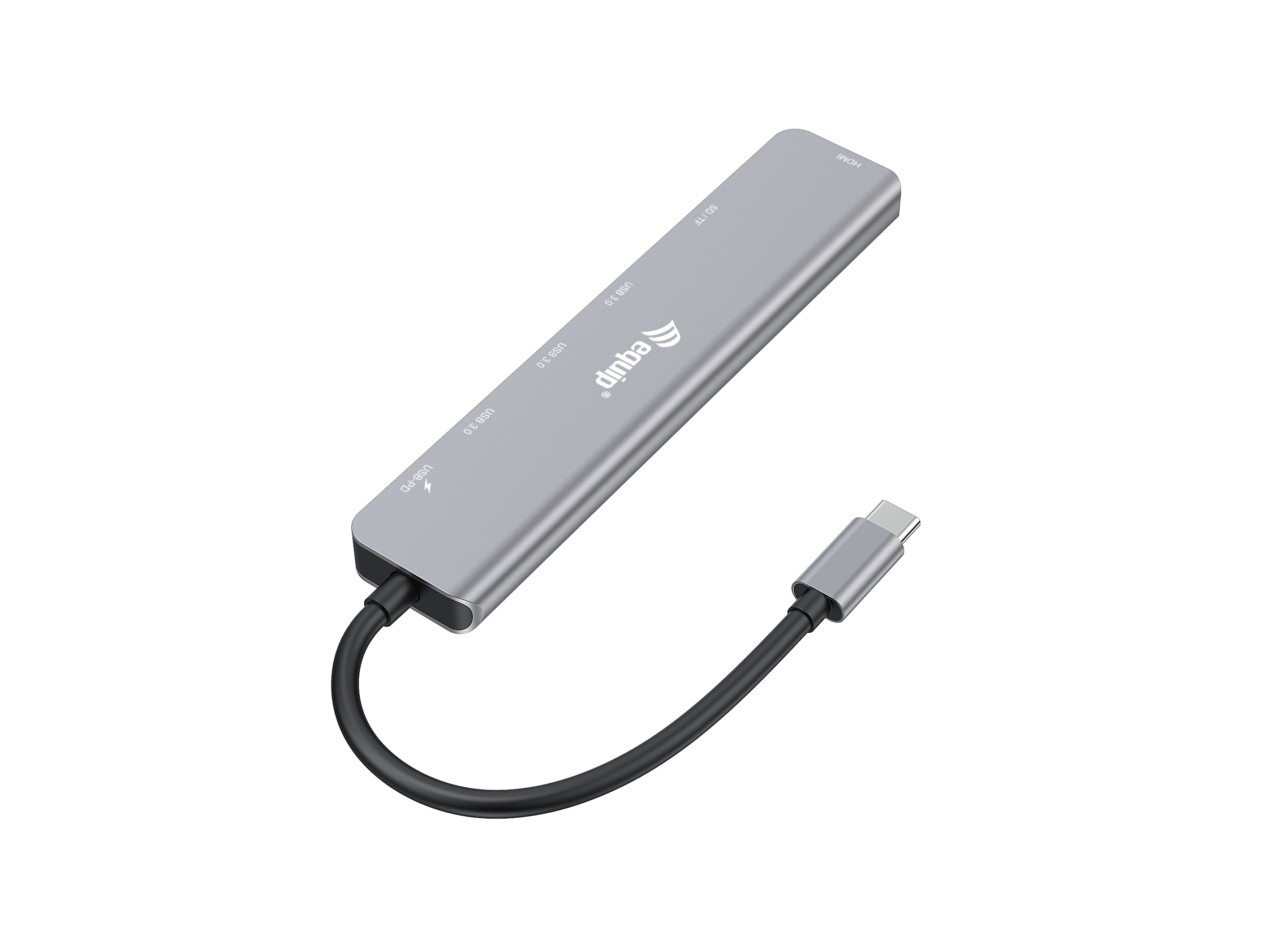 Equip Dock 7-1 USB-C->HDMI,3xUSB-A,SD/TF,100W USB-C 0.25m