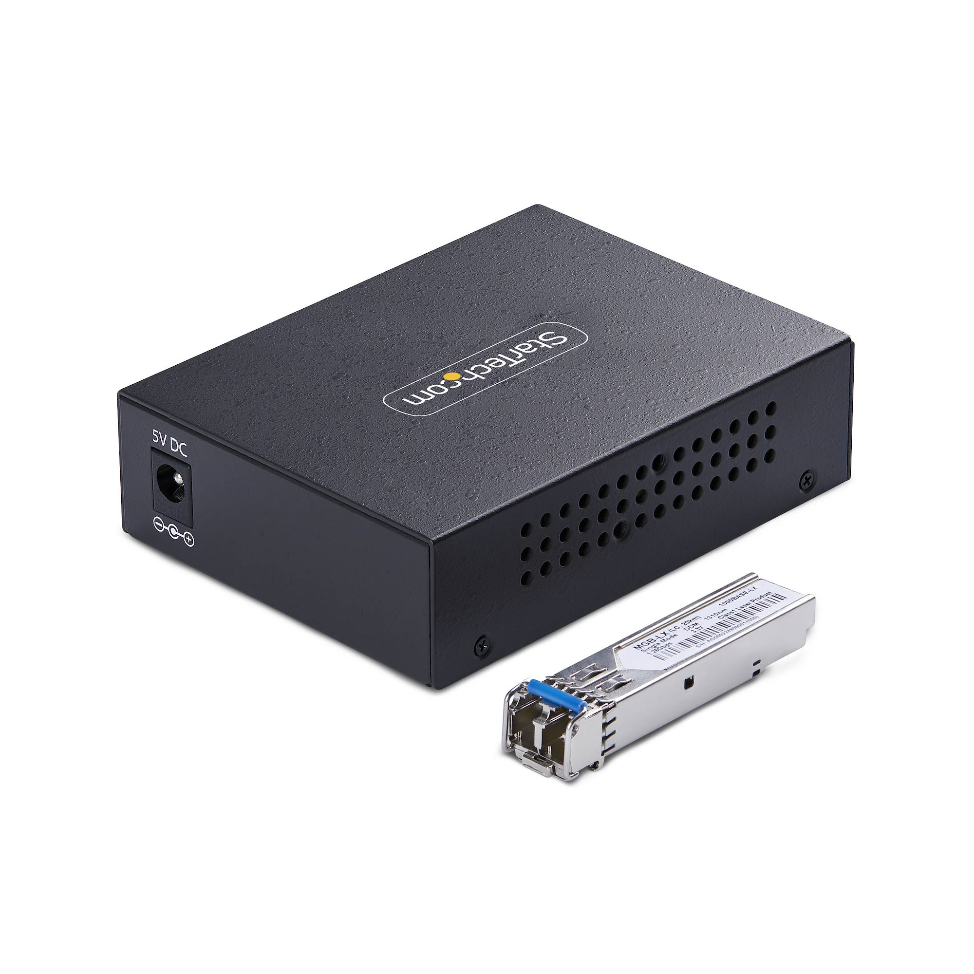 SM LC FIBER MEDIA CONVERTER .
