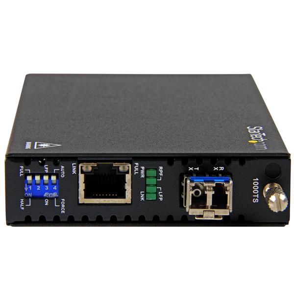 StarTech.com Gigabit Ethernet Medienkonverter Kupfer auf LWL SM LC 20 Km