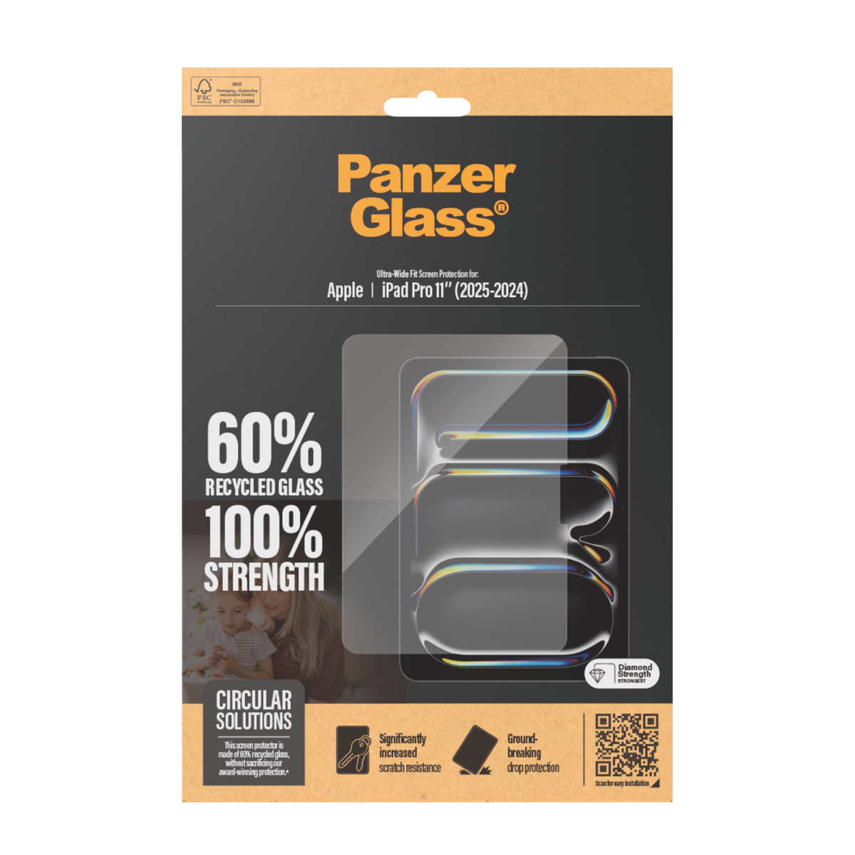 PANZERGLASS SCREEN PROTECTOR IPAD PRO 11IN ULTRA-WIDE FIT