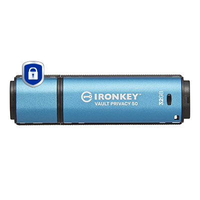 USB-Stick 32GB Kingston IronKey Vault Privacy 50 retail