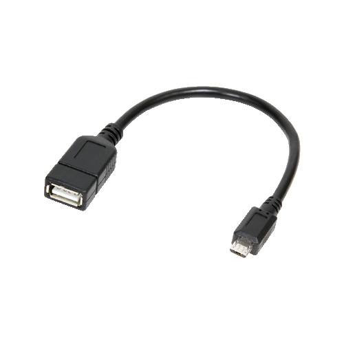 Logilink USB Kabel A -> micro B Bu/St 0.20m sw OTG