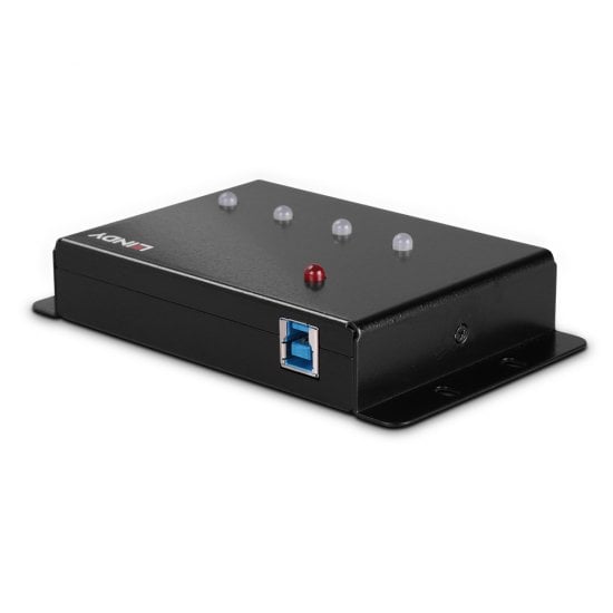 LINDY 4 Port USB 3.0 Metall Hub