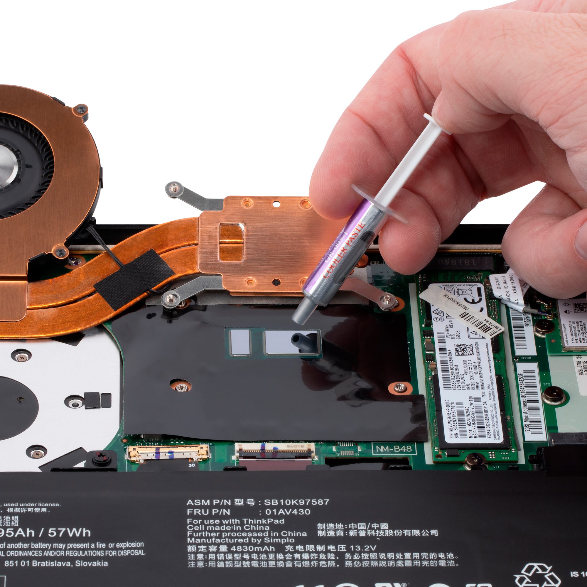 THERMAL CPU PASTE COMPOUND .