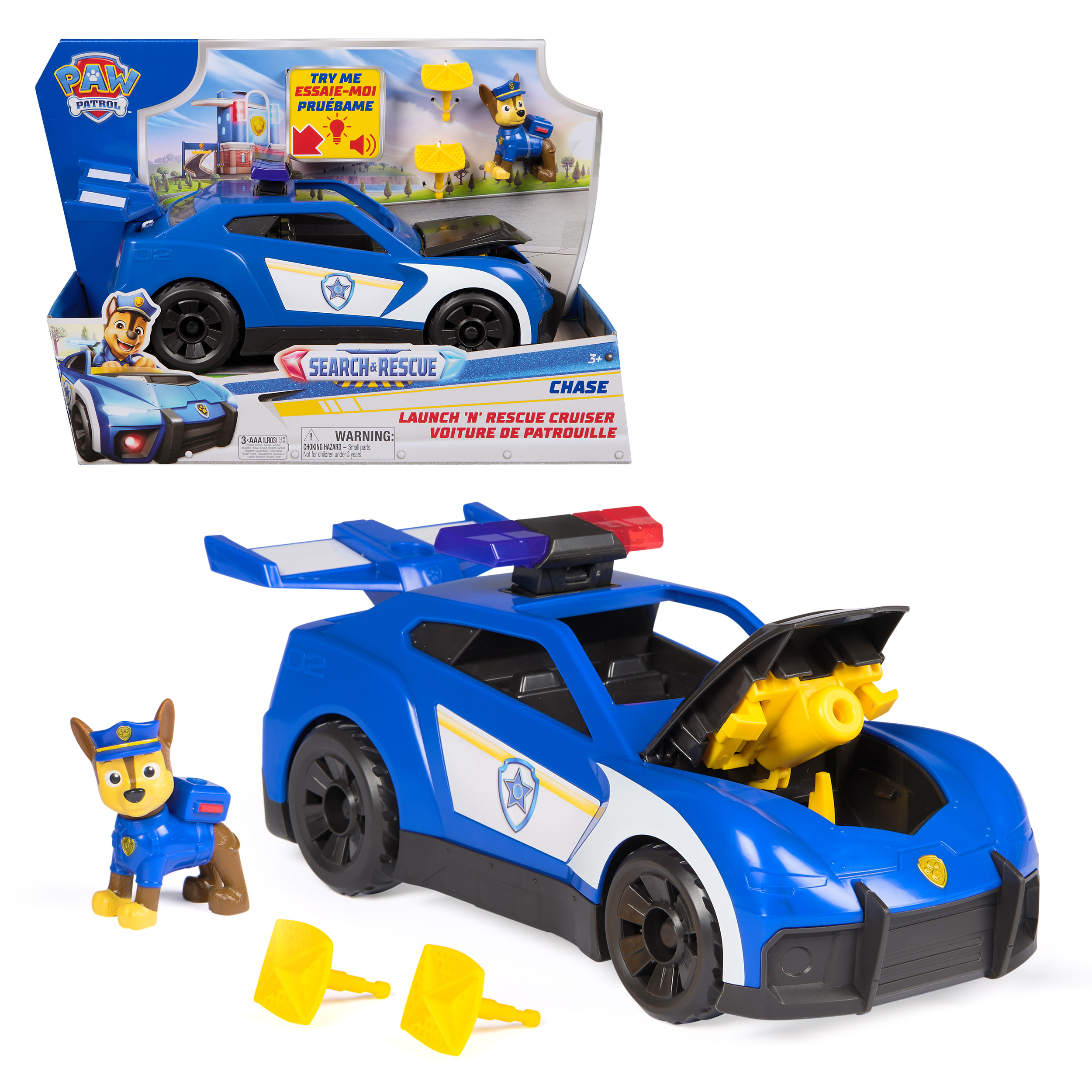 Paw Patrol - Search & Rescue: Launch N Rescue Cruiser Fahrzeug, Spielfahrzeug