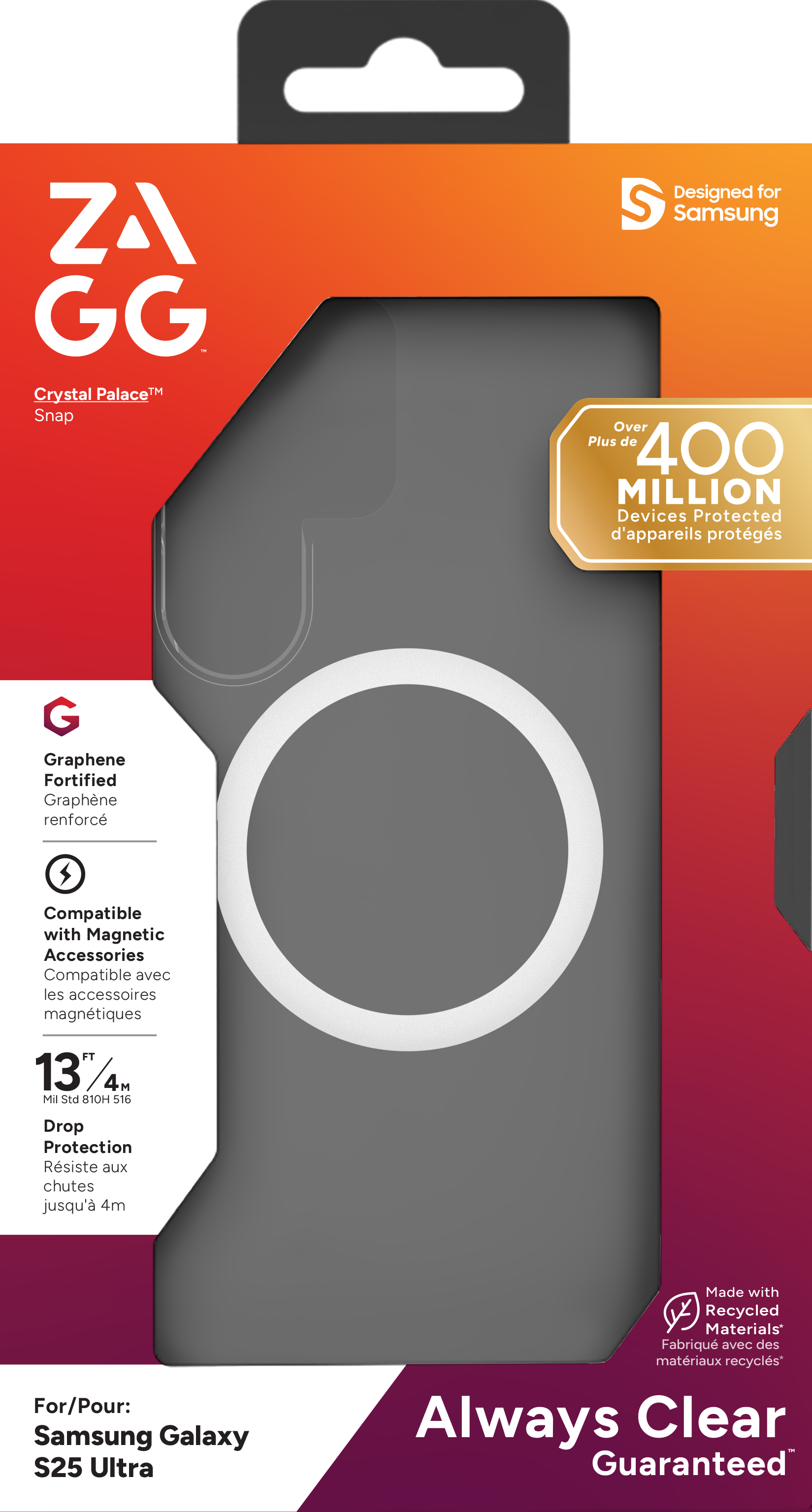 ZAGG CASES CRYSTAL PALACE SNAP SAMSUNG S25 ULTRA