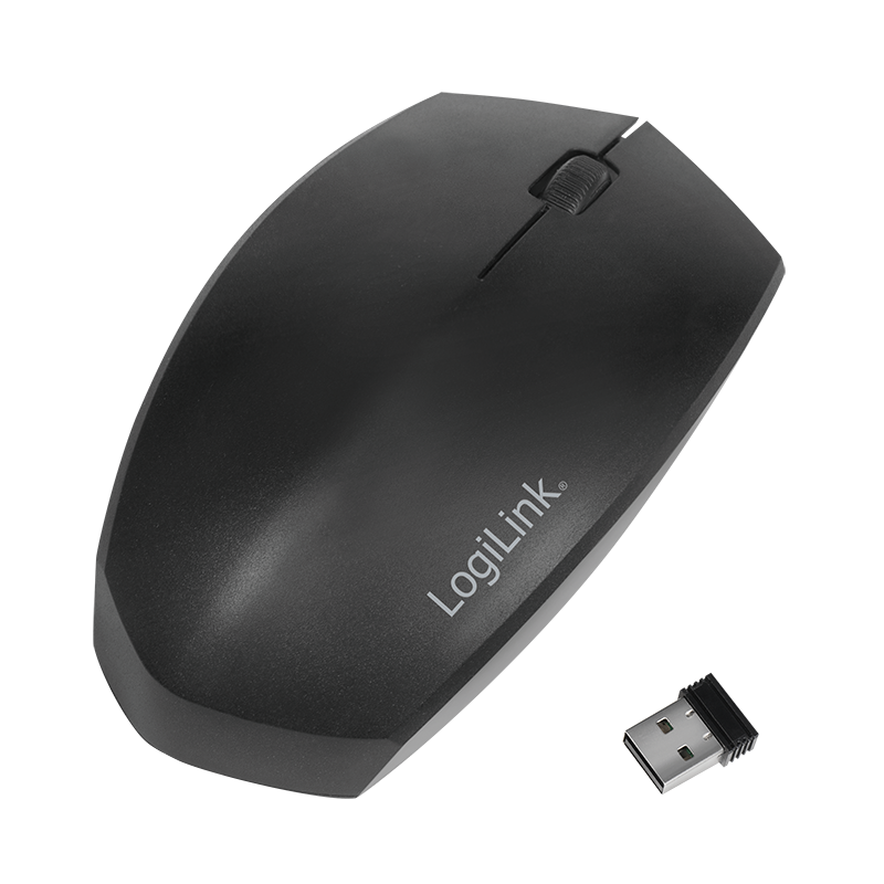 Logilink Maus Bluetooth 4.2 + Funk 2,4 GHz, dual-Modus black