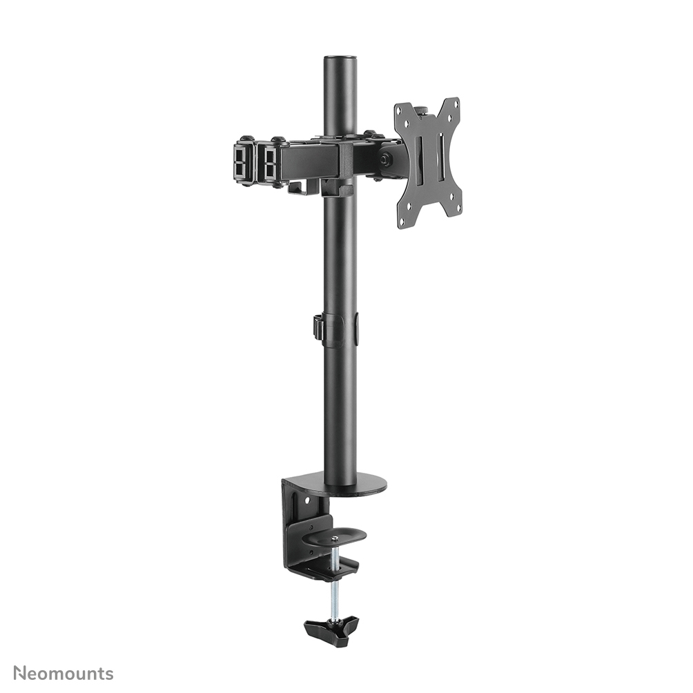 NEOMOUNTS Monitor Desk Mount Tischhalterung 25,4-81,3cm 10-32Zoll Klemme/Durchführung VESA75-100 Volle Bewegung schwarz