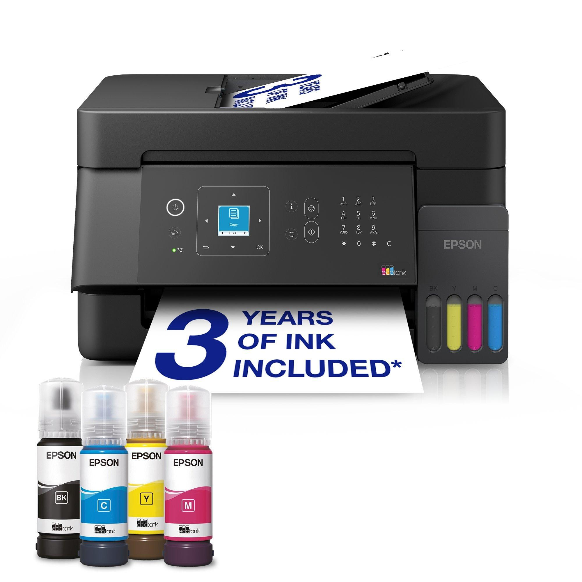 EPSON EcoTank ET-4900 4 in 1 Tintenstrahl-Multifunktionsdrucker schwarz