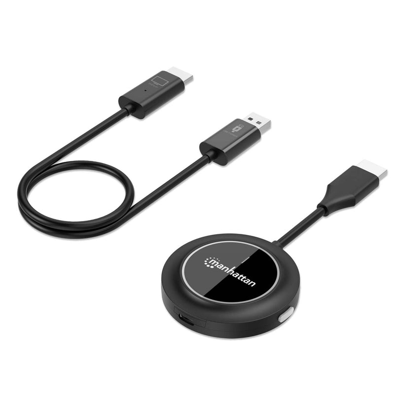 MANHATTAN 1080p Wireless HDMI-Display-Präsentationsset 2-teiliges Set mit HDMI-Sendemodul und HDMI-Empfänger