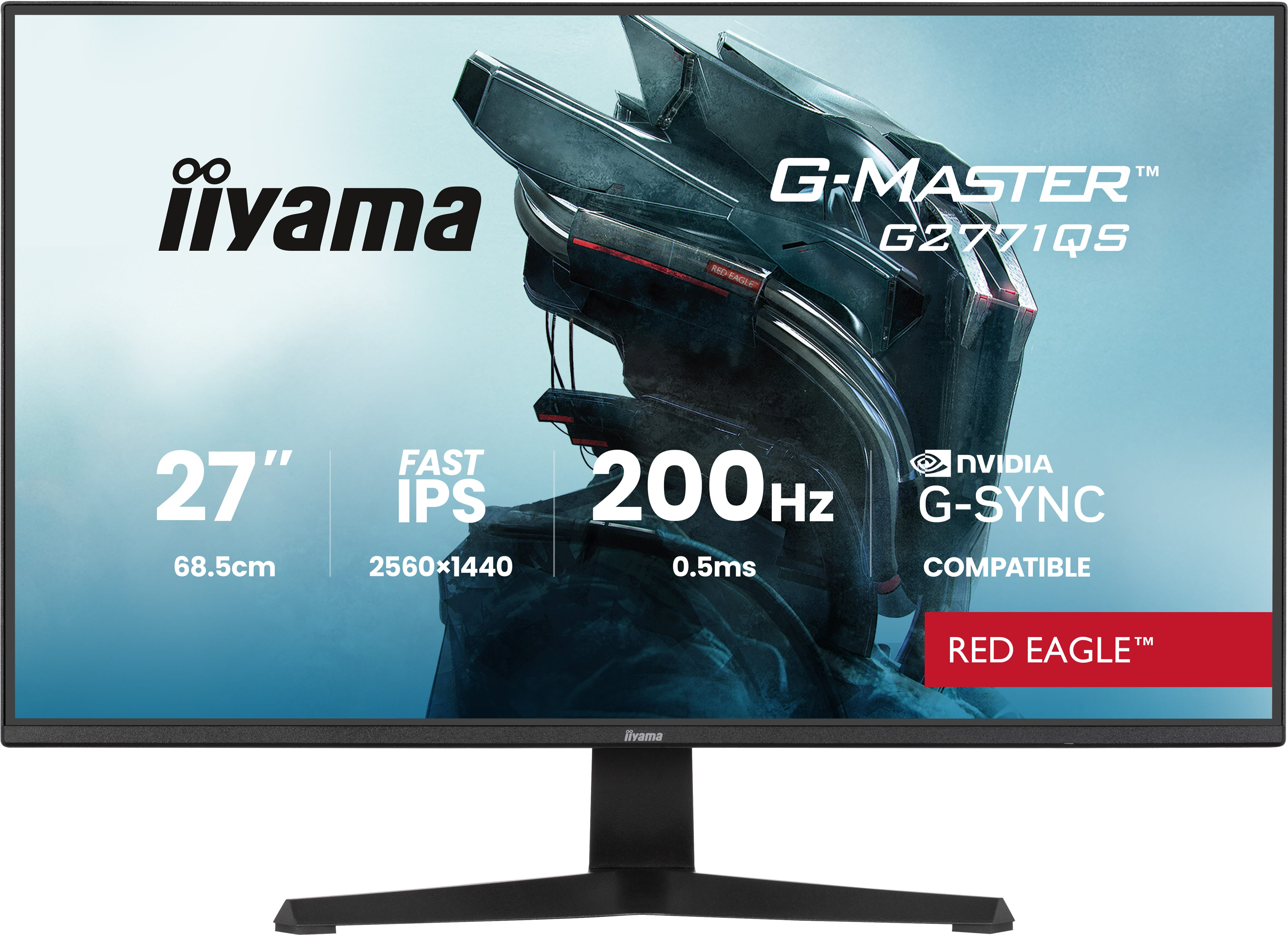 IIYAMA 68.6cm (27) G2771QS-B1 16:9 2xHDMI+DP IPS Black