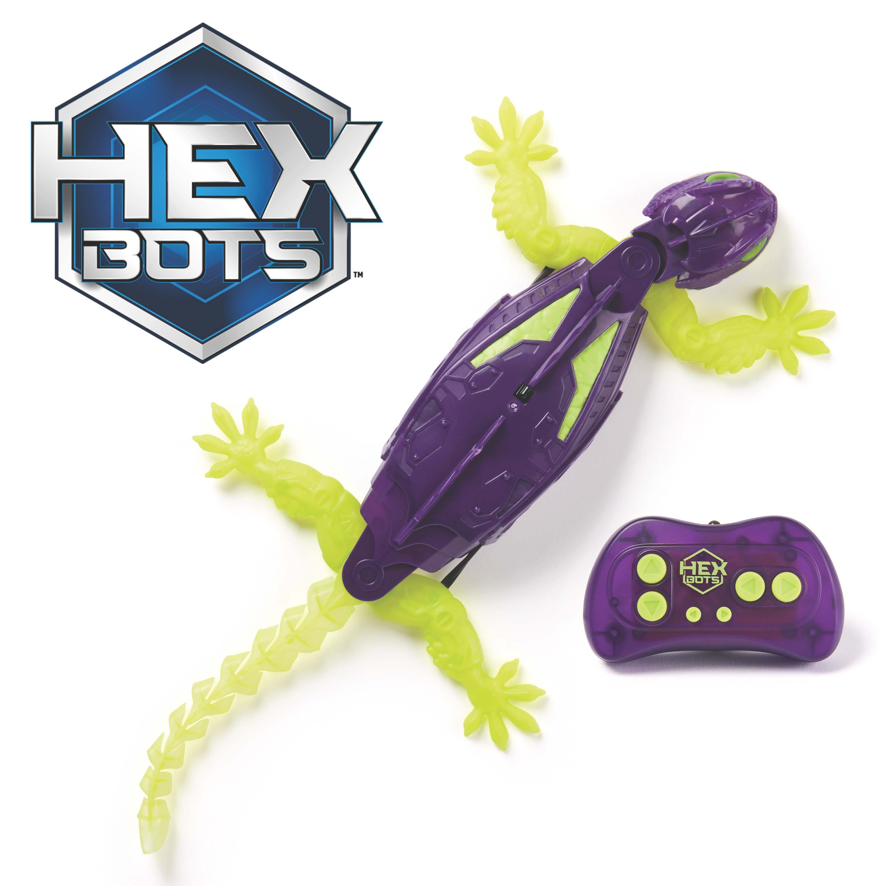 Hex Bots - Wandflitzer-Gecko Glow in the Dark, Spielfigur