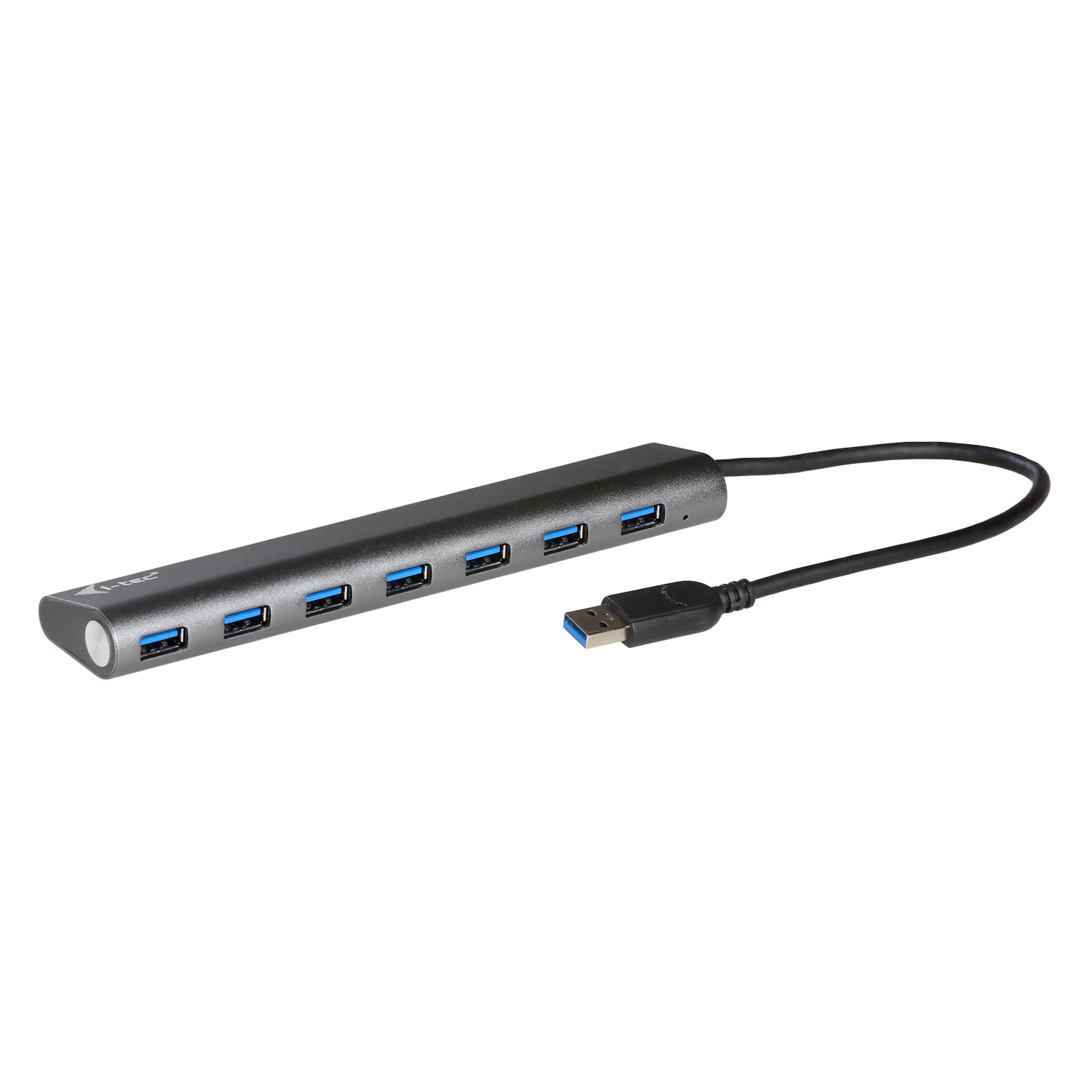 I-TEC USB 3.0 Metal Charging HUB 7port port mit externem Netzadapter 7x USB Ladeport. Fuer Tablets Notebooks Ultrabooks PC