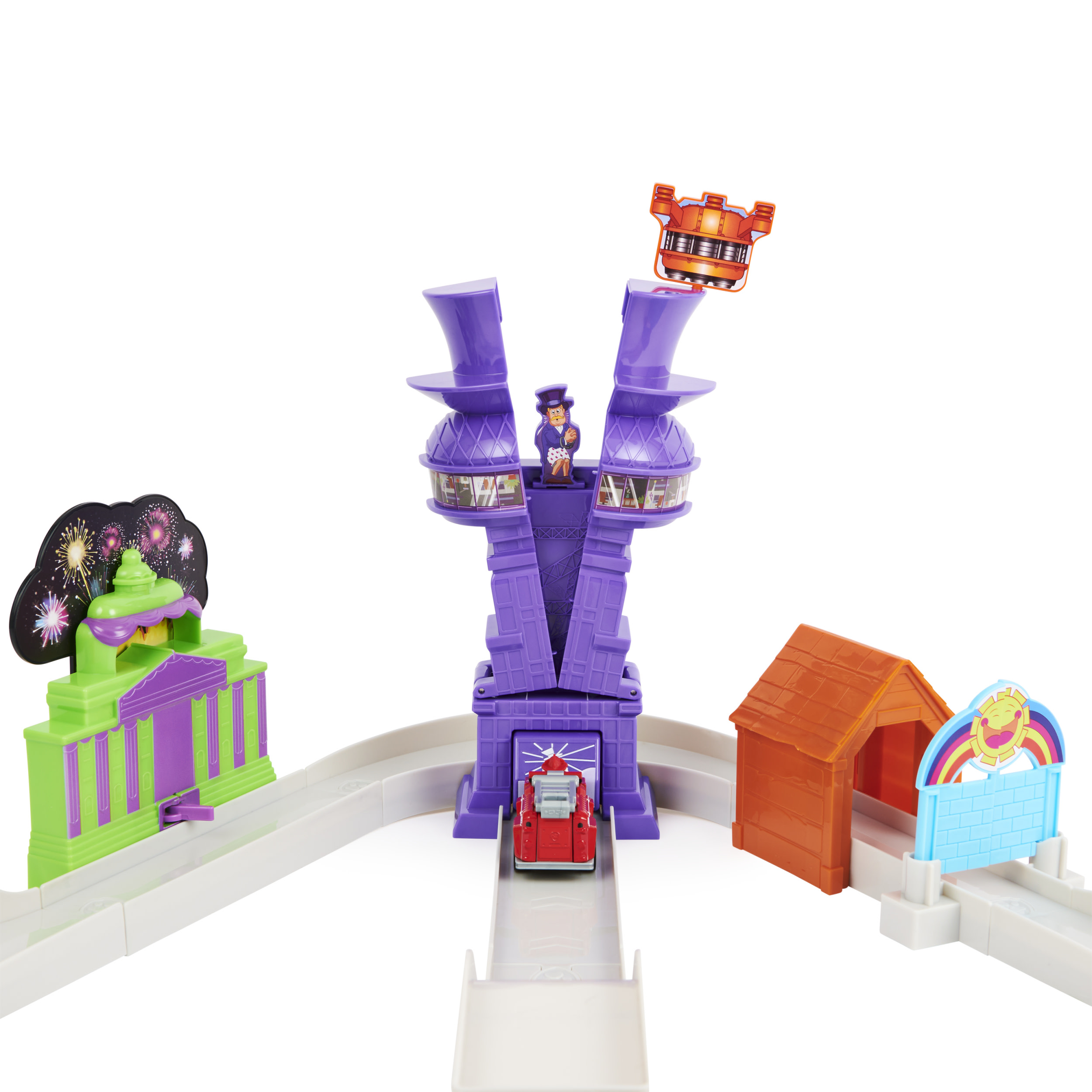 Paw Patrol, True Metal Total City Rescue Movie Rennstrecken-Set, Rennbahn