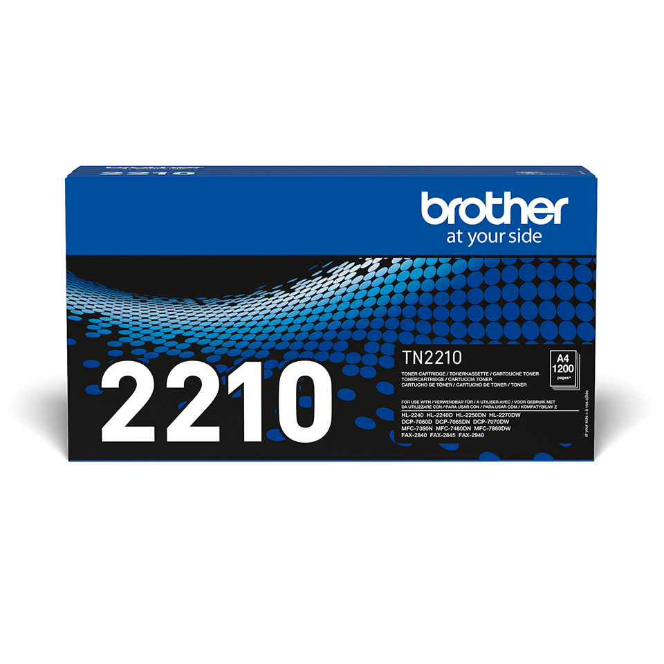 TN-2210 TONER 1200 PAGES F/ HL-2240 2240D 2250DN