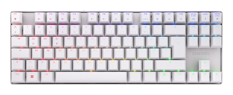 CHERRY XTRFY MX 8.2 Wireless Tastatur RGB DE MX Rot TKL 80%