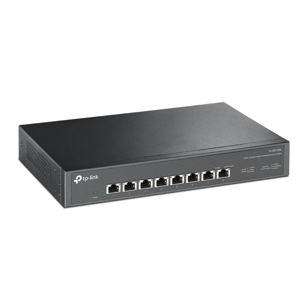 8-PORT 10G MULTI-GIGABIT SWITCH 8 10G RJ45 PORTS